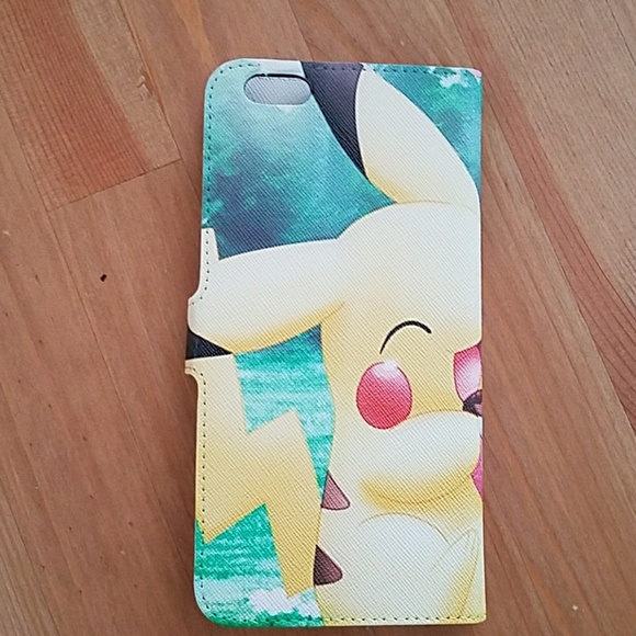 •New Pikachu Iphone 6 Plus Wallet Case - Picture 2 of 8